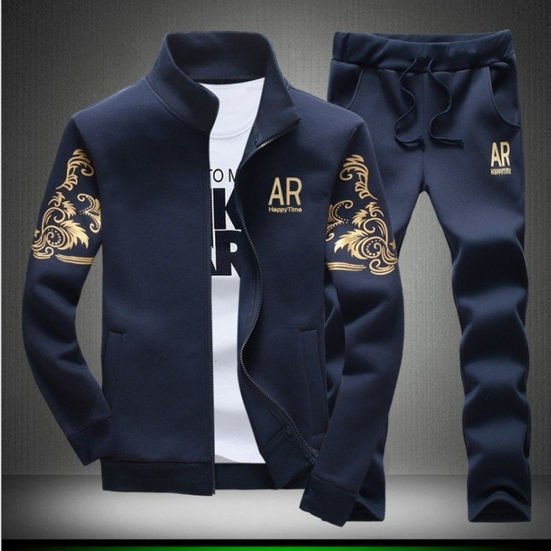 2021 New Brand Men Fashion Autumn Spring Sporting Suit Sweatshirt+sweatpant Tracksuit Men's Sportswear Zipper Clothing 2 Pieces Sets Lzpx, Black
2021 New Brand Men Fashion Autumn Spring Sporting Suit Sweatshirt+sweatpant Tracksuit Men's Sportswear Zipper Clothing 2 Pieces Sets Lzpx, Black