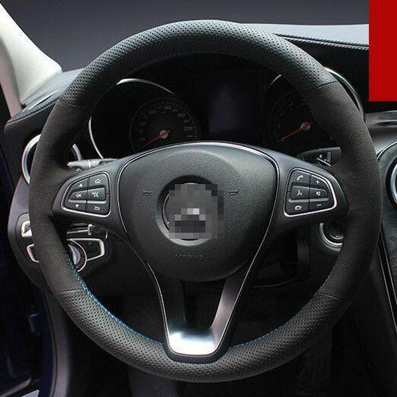 For Benz C180l Custom Made Anti Slip Car DIY Hand Sewing Steering Wheel Cover Black Top leather Anti-slip fit all season car accessories
For Benz C180l Custom Made Anti Slip Car DIY Hand Sewing Steering Wheel Cover Black Top leather Anti-slip fit all season car accessories