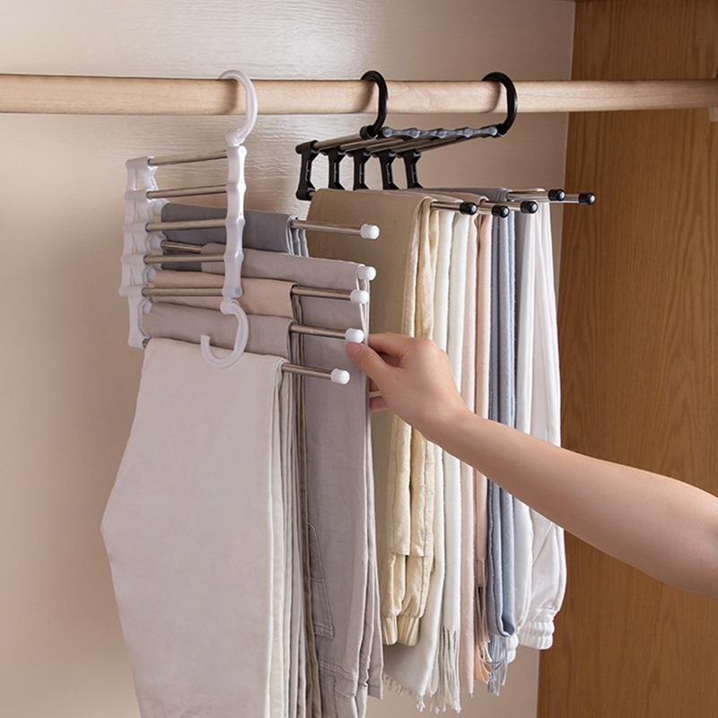 Household Wardrobe Retractable Multi-layer Hanger Multifunctional Pants Rack Hanger Drying Rack Baby Drying Storage
Household Wardrobe Retractable Multi-layer Hanger Multifunctional Pants Rack Hanger Drying Rack Baby Drying Storage