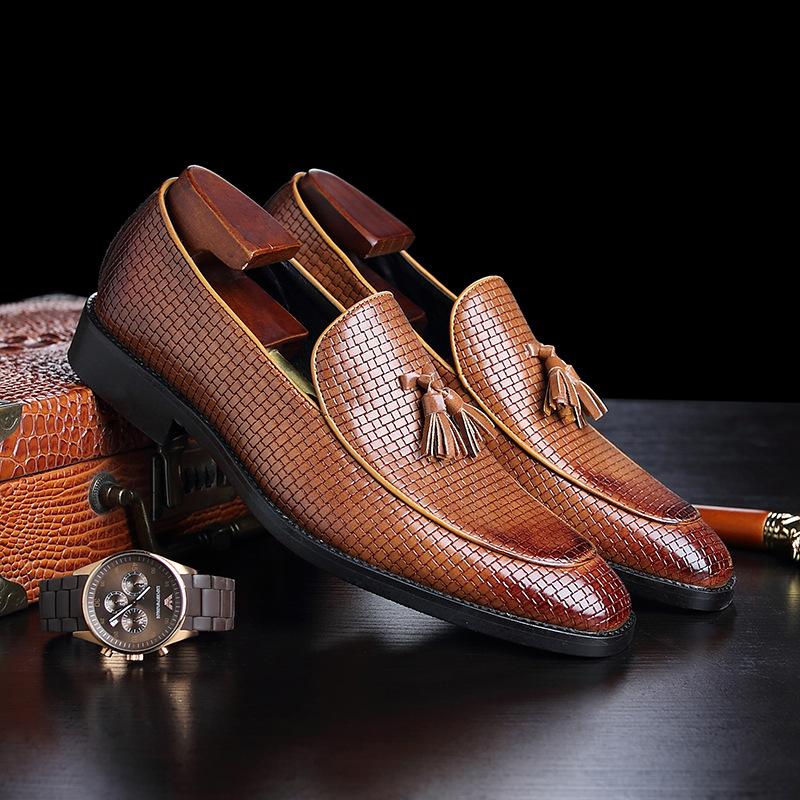 Men's Slip On Loafer Leather Tassel Oxford Pointed Toe Classic Formal Shoes Comfortable Dress Shoes Men M485, Black
Men's Slip On Loafer Leather Tassel Oxford Pointed Toe Classic Formal Shoes Comfortable Dress Shoes Men M485, Black