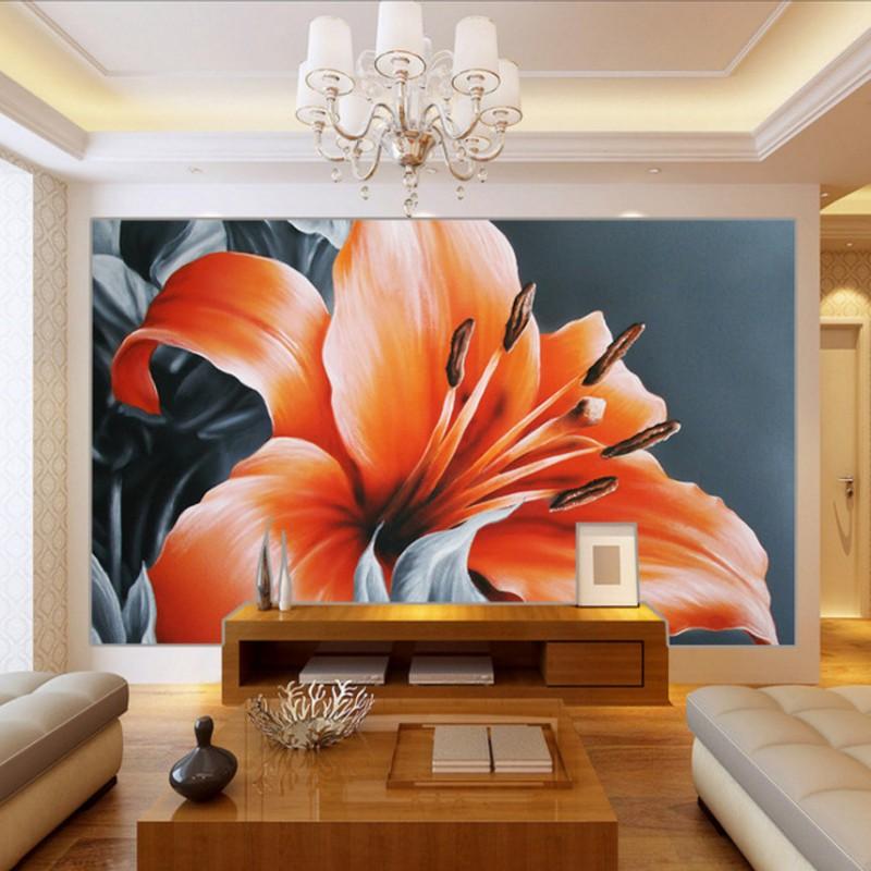 Drop Shipping Photo Wallpaper Beautiful Perfume Lily Oil Painting Background Wallpaper Living Room Decoration Custom Murals, As pic 
Drop Shipping Photo Wallpaper Beautiful Perfume Lily Oil Painting Background Wallpaper Living Room Decoration Custom Murals, As pic