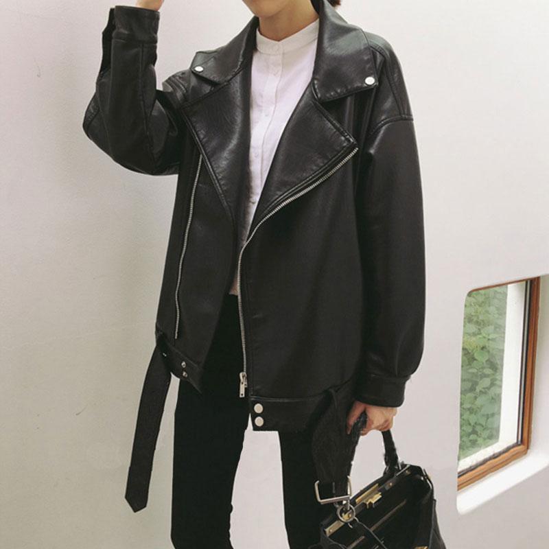 autumn new women PU leather jackers moto biker lady fake leather coats woman PU coats, Black
autumn new women PU leather jackers moto biker lady fake leather coats woman PU coats, Black