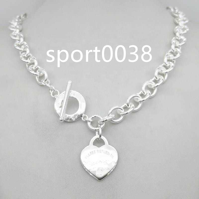 Design Women's silver TF Style Necklace Pendant Chain Necklace S925 Sterling Silver Key heart love egg brand Pendant Charm Nec H0918
Design Women's silver TF Style Necklace Pendant Chain Necklace S925 Sterling Silver Key heart love egg brand Pendant Charm Nec H0918
