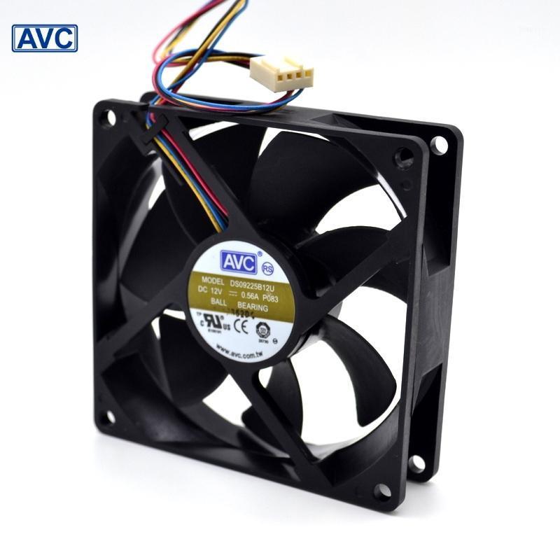 AVC original 9025 9225 DS09225B12U 4-wire 6P double ball temperature control PWM cooling fan1
AVC original 9025 9225 DS09225B12U 4-wire 6P double ball temperature control PWM cooling fan1