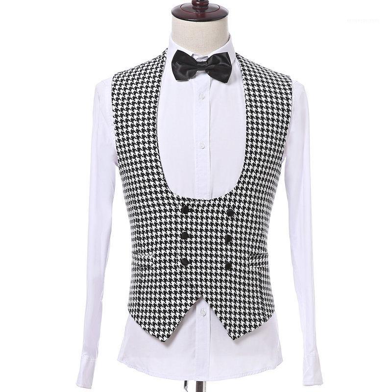 2019 Wedding Waistcoat Double Breasted Houndstooth Groom Wedding Suit Vest Party Men's Business Groom Suit Vest1, As picture
2019 Wedding Waistcoat Double Breasted Houndstooth Groom Wedding Suit Vest Party Men's Business Groom Suit Vest1, As picture