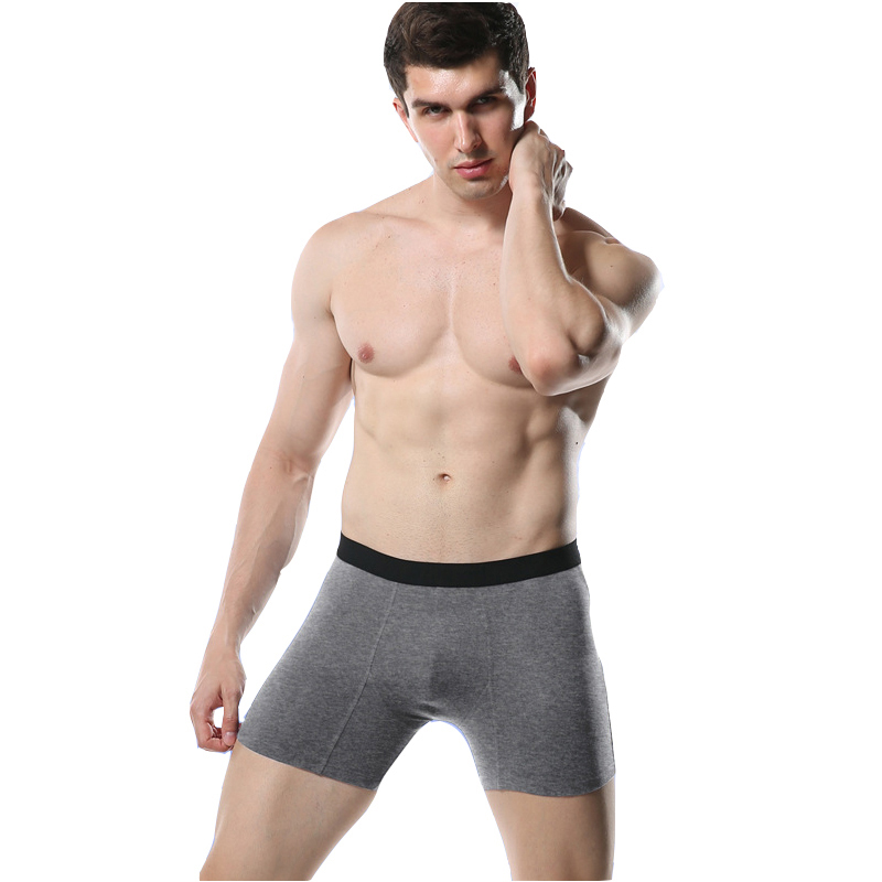 European Size Plus Size Cotton Men Underwear Boxer Shorts Long Leg Comfort Men Underwear Male hombre boxer marca S M L XL XXL 201009