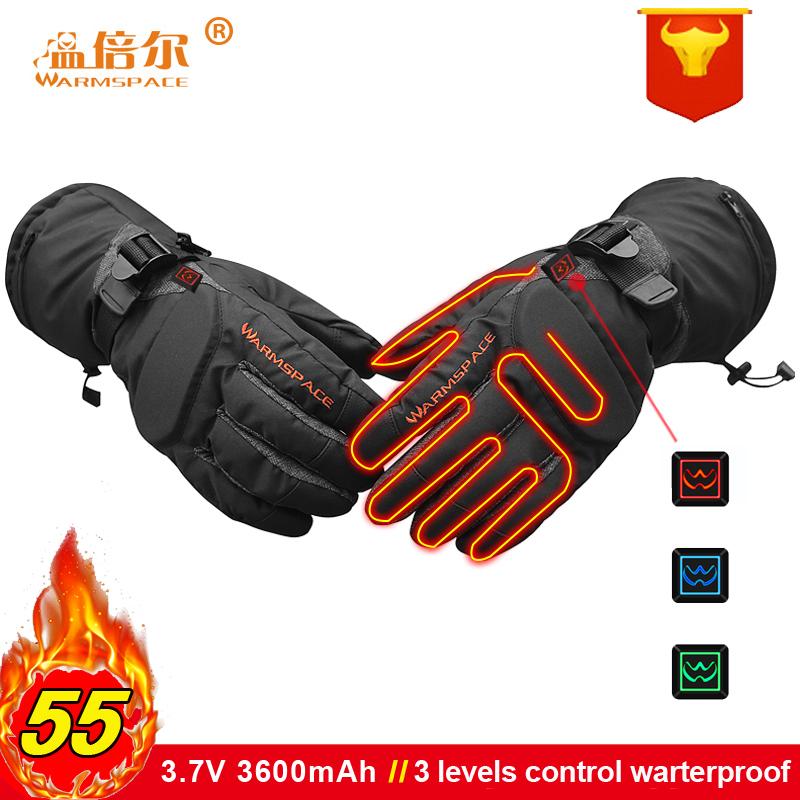 Winter Electric Rechargeable battery Heated Gloves Smart Control Warm longer Gloves outdoor waterproof sports bicycle ski glove, Battery case
Winter Electric Rechargeable battery Heated Gloves Smart Control Warm longer Gloves outdoor waterproof sports bicycle ski glove, Battery case