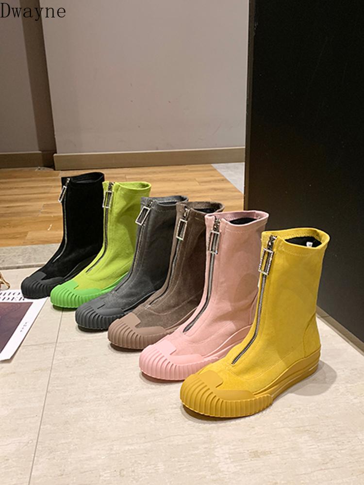2020 autumn new fashion front zipper rhinestone stretch cloth short boots boots female flat shoes, Brown
2020 autumn new fashion front zipper rhinestone stretch cloth short boots boots female flat shoes, Brown