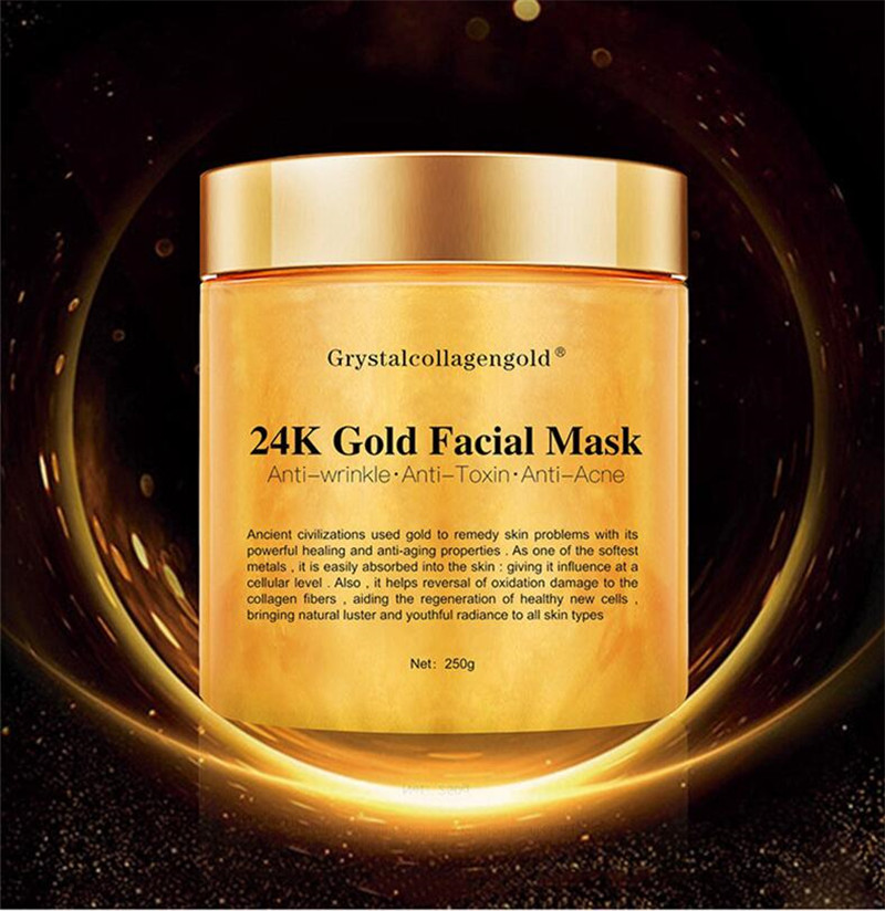 Crystal Collagen Gold Woman's Facial Face Mask 24K Gold Collagen Peel Off Facial Mask 250g Face Skin Moisturizing Firming Mask Cream
Crystal Collagen Gold Woman's Facial Face Mask 24K Gold Collagen Peel Off Facial Mask 250g Face Skin Moisturizing Firming Mask Cream