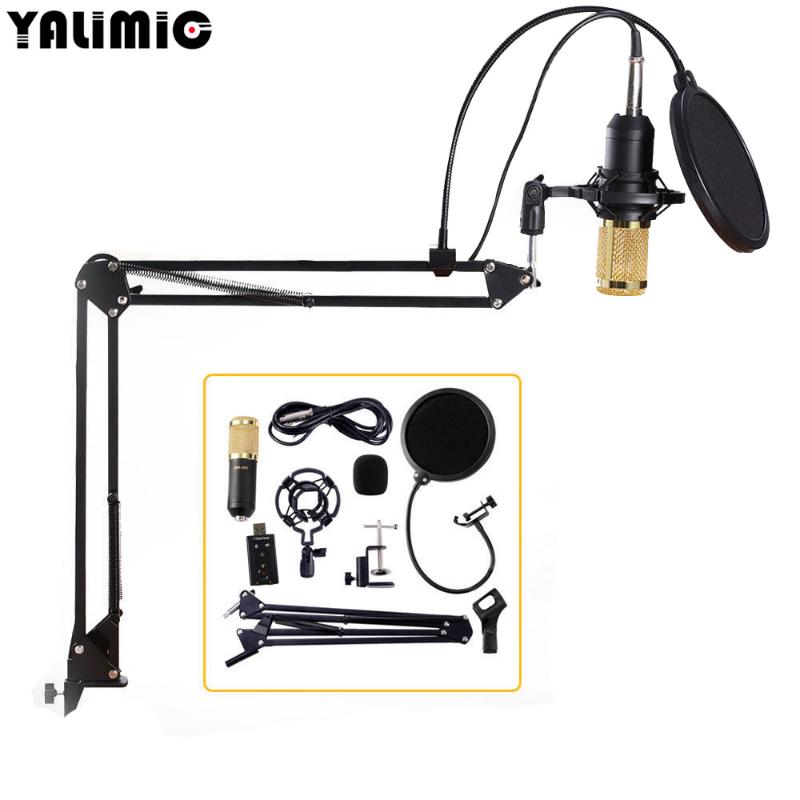 Professional Bm800 Condenser Microphone 3.5Mm Wired with USB NB-35 Sound Card Recording Microfone for Computer Karaoke KTV
Professional Bm800 Condenser Microphone 3.5Mm Wired with USB NB-35 Sound Card Recording Microfone for Computer Karaoke KTV