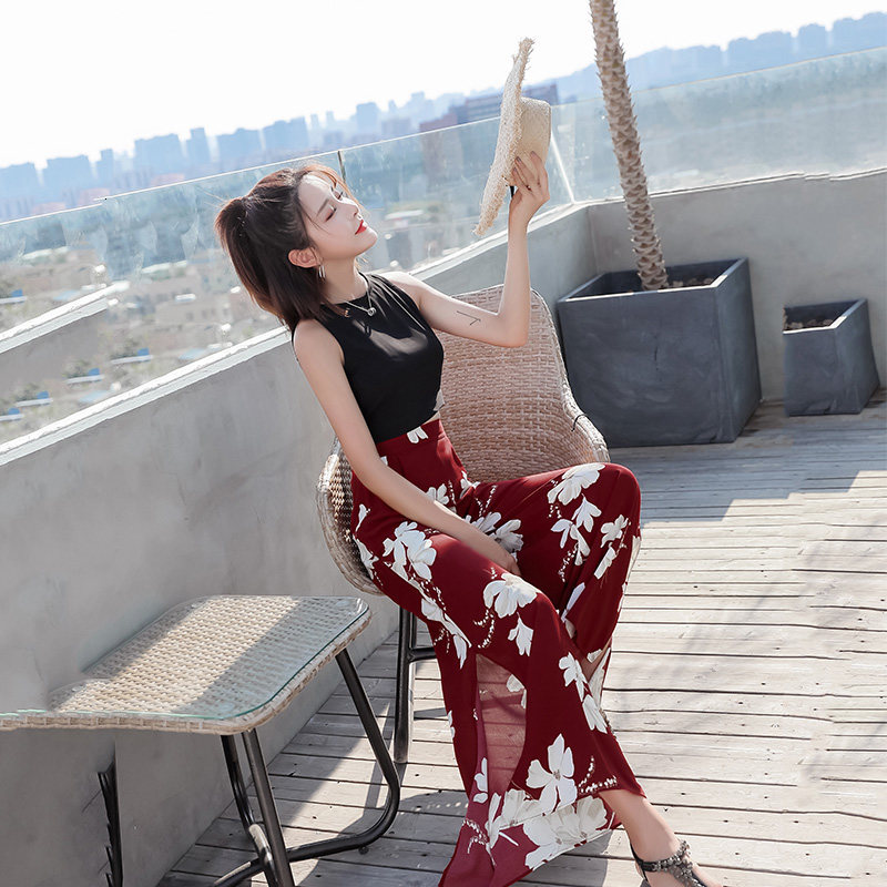 2021 New Chiffon Sunscreen Wide Leg Women' Breeches Summer High Waist Loose Fine Print Beach Drop Ds50366 Pants 4EN1, Red
2021 New Chiffon Sunscreen Wide Leg Women' Breeches Summer High Waist Loose Fine Print Beach Drop Ds50366 Pants 4EN1, Red