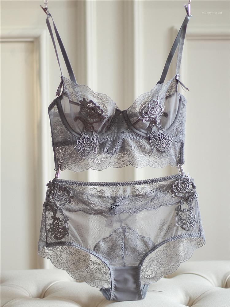 New flower bra set sexy breathable women underwear set large size lace with steel ring push up lingerie1, Black
New flower bra set sexy breathable women underwear set large size lace with steel ring push up lingerie1, Black