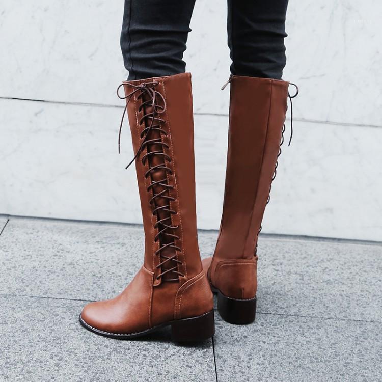 PXELENA New Vintage Riding Knight Knee High Boots Women Low Heels Round Toe Casual Comfort Combat Motorcycle Long Boots1, Beige
PXELENA New Vintage Riding Knight Knee High Boots Women Low Heels Round Toe Casual Comfort Combat Motorcycle Long Boots1, Beige