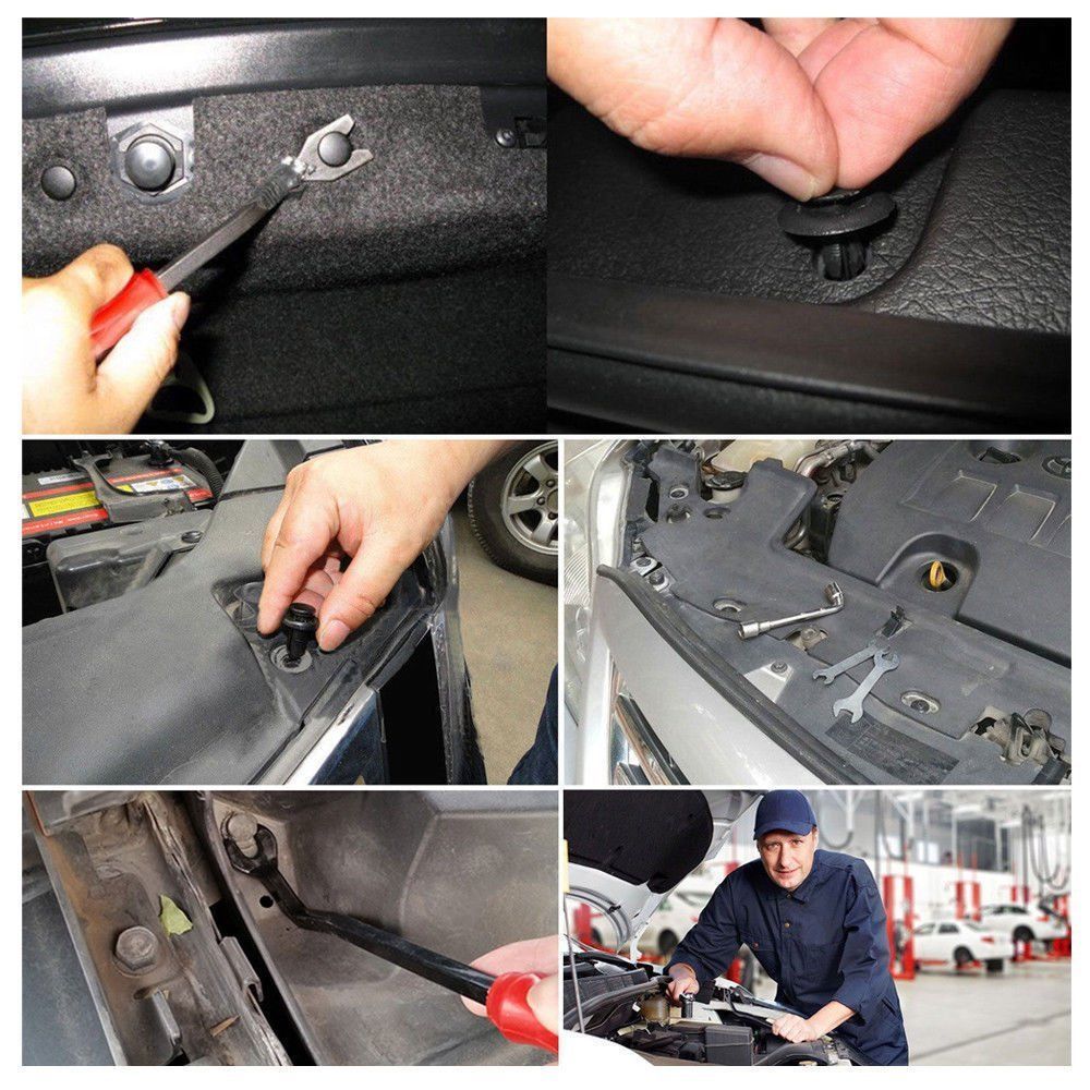 Universal 415pcs Plastic Car Body Push Pin Rivet Fasteners Trim Moulding Clip Screwdriver for Honda Toyota for Bmw New Arrive