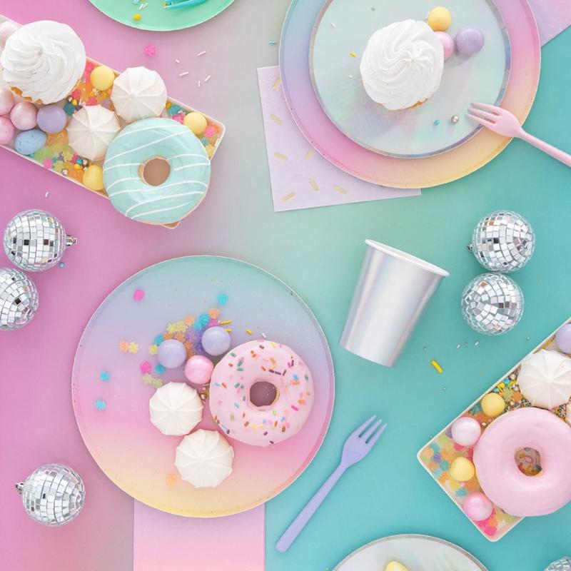 1 Set Disposable Rainbow Party Tableware Round Flat Rainbow Paper Cup Paper Towel Party Supplies Birthday Wedding Decoration
1 Set Disposable Rainbow Party Tableware Round Flat Rainbow Paper Cup Paper Towel Party Supplies Birthday Wedding Decoration