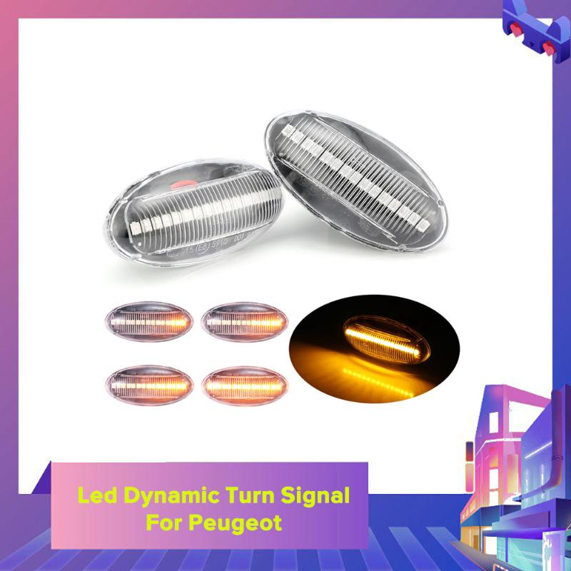 Side Marker Light Sequential Blinker Lamp Led Dynamic Turn Signal For 307 206 207 407 107 607 1007 2pcs, As pic
Side Marker Light Sequential Blinker Lamp Led Dynamic Turn Signal For 307 206 207 407 107 607 1007 2pcs, As pic