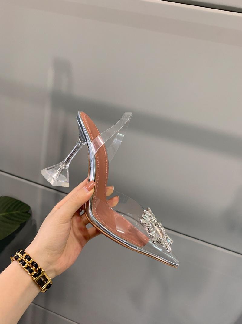Transparent high heels women's new pointed rhinestone sexy crystal sandals women's super high heels, Clear
Transparent high heels women's new pointed rhinestone sexy crystal sandals women's super high heels, Clear