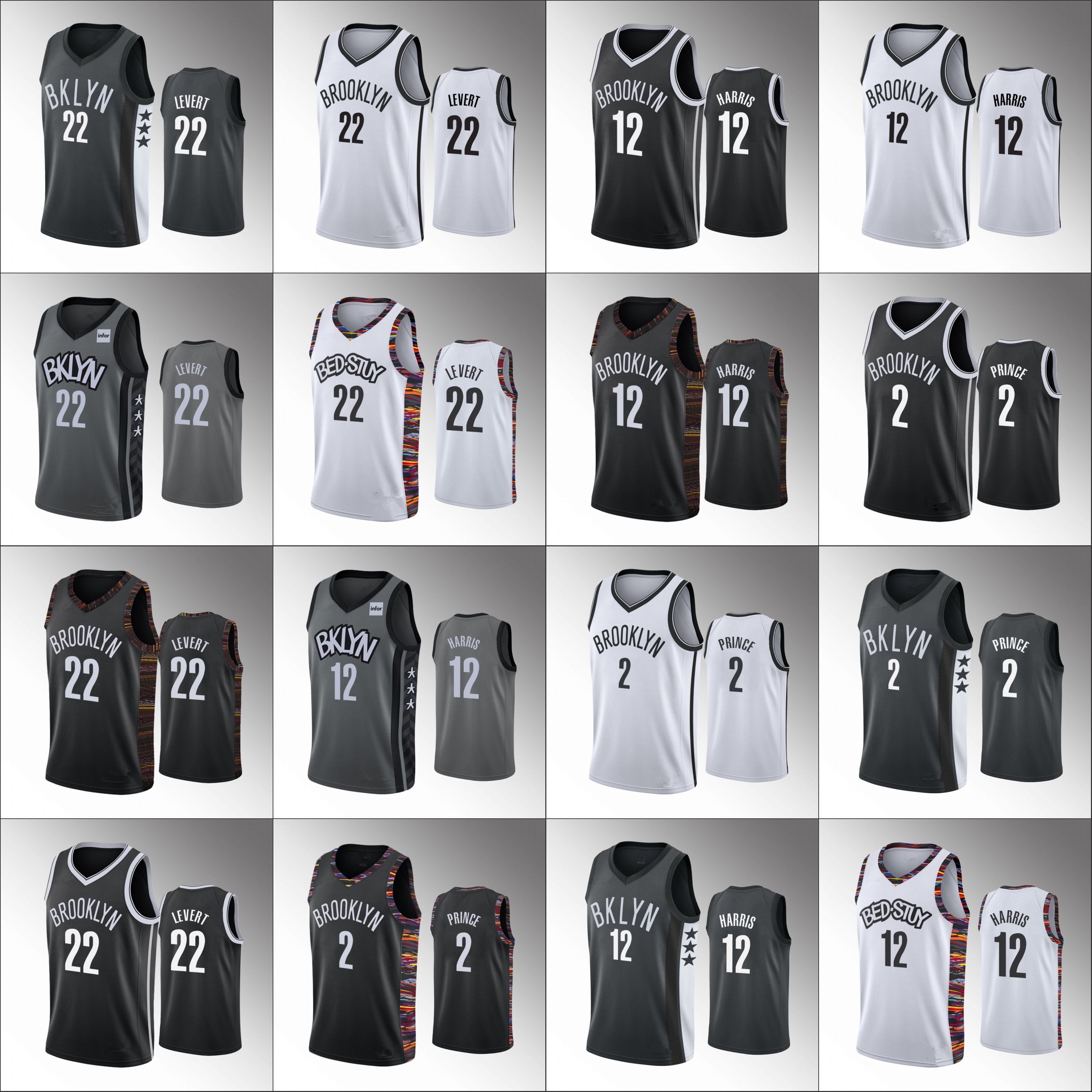 Men Brooklyn Nets Basketball Joe Harris Caris LeVert Taurean Prince NBA 2020 Jersey, Black
Men Brooklyn Nets Basketball Joe Harris Caris LeVert Taurean Prince NBA 2020 Jersey, Black