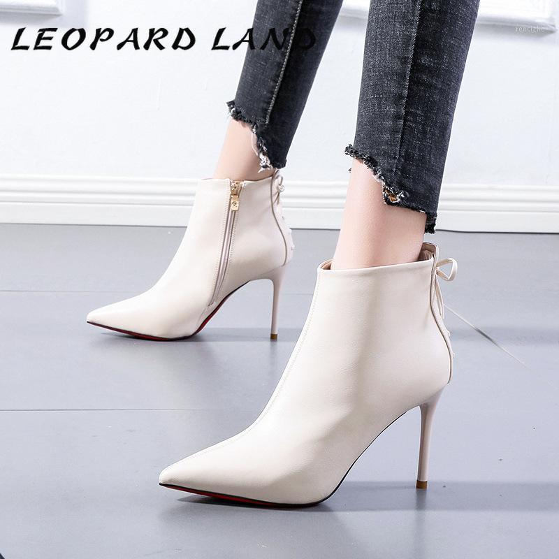 LEOPARD LAND Booties 2021 Women's Pointed-Toe Boots Female Winter Stiletto Heel Short Boots Zapatos Rojos Mujer -150-51, Black
LEOPARD LAND Booties 2021 Women's Pointed-Toe Boots Female Winter Stiletto Heel Short Boots Zapatos Rojos Mujer -150-51, Black