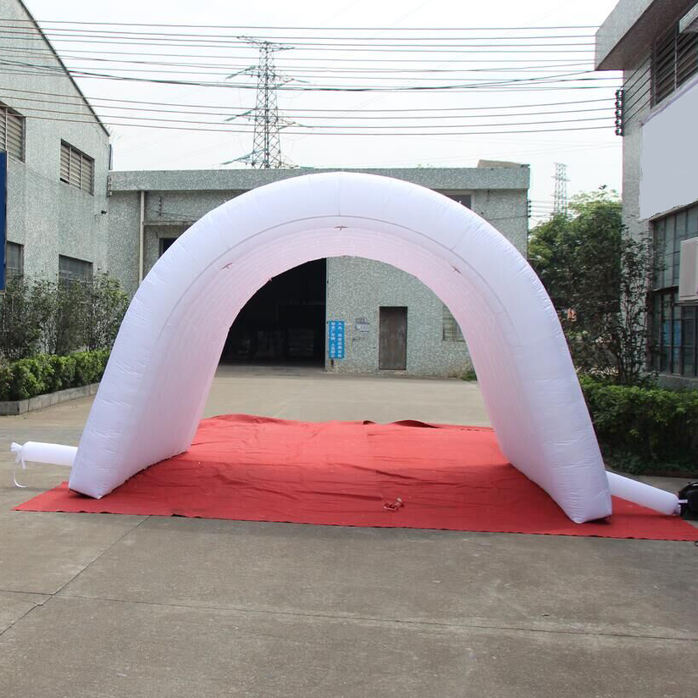 Multiple usage 3m inflatable tunnel tent with LED lights,event entrance tunnels with blower from China