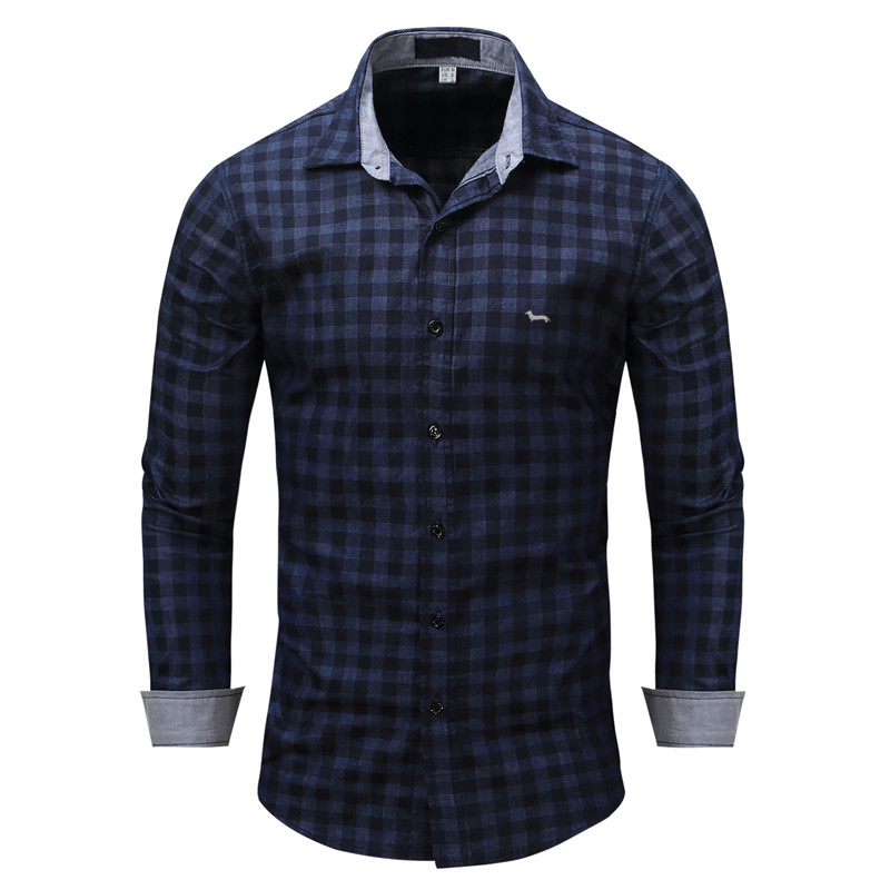 New Men spring business casual Eu size casual fashion blouse 100% cotton shirts embroidery harmont shirts blaine, White;black
New Men spring business casual Eu size casual fashion blouse 100% cotton shirts embroidery harmont shirts blaine, White;black
