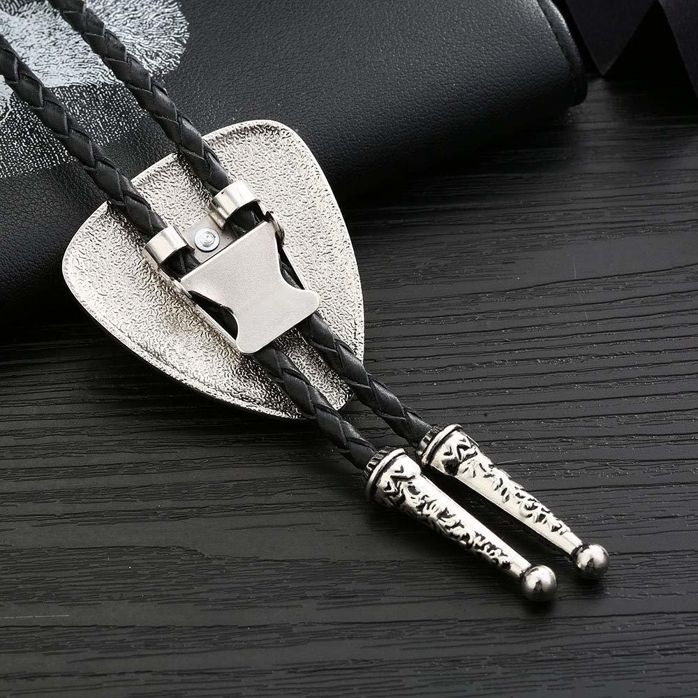 Bolo tie for man women Handmade Western Art Indian Alloy Necktie Triangle naturel stone 201028