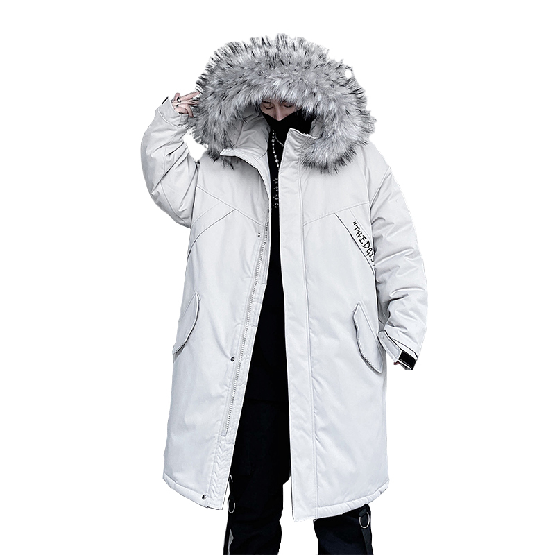 2021 The New New Men Winter Fur Collar Hoodie Menlong Jacket Long Hot Thick 146h, Hei se 
2021 The New New Men Winter Fur Collar Hoodie Menlong Jacket Long Hot Thick 146h, Hei se
