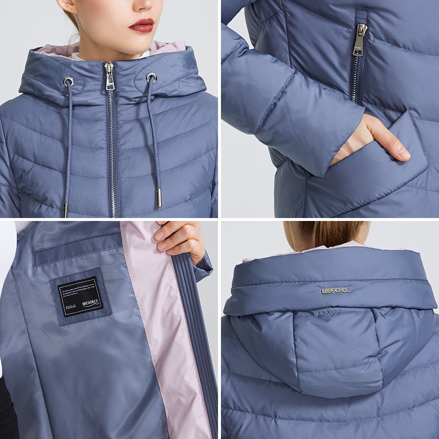 MIEGOFCE New Winter Women's Jacket Coat Simple Women Parkas Warm Winter Women's Coat HighQuality BiologicalDown Parkas 200928