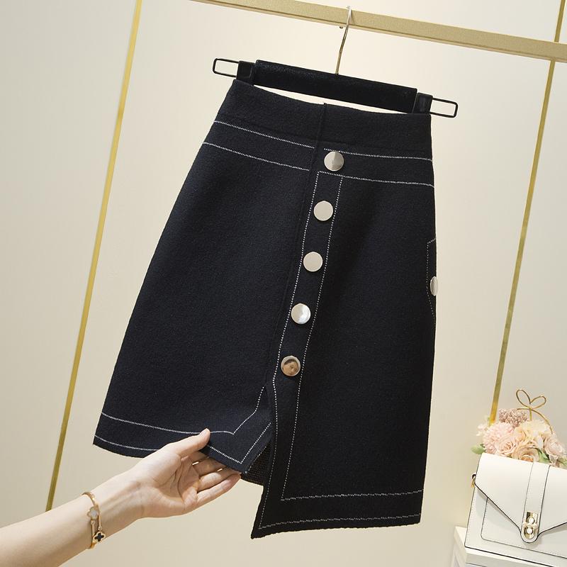 Split Skirts Irregular Knitting 2020 New Autumn/Winter Fashion Single Breasted Decorative Wrapped Hip, See chart
Split Skirts Irregular Knitting 2020 New Autumn/Winter Fashion Single Breasted Decorative Wrapped Hip, See chart