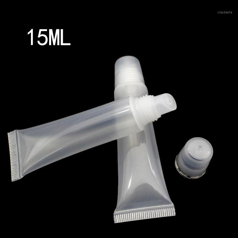 15ML 30/50/100/200pcs Clear Plastic Soft Hose Tube for Lipgloss, Empty Portable Squeezable Lip Paint Oil Refillable Container1
15ML 30/50/100/200pcs Clear Plastic Soft Hose Tube for Lipgloss, Empty Portable Squeezable Lip Paint Oil Refillable Container1