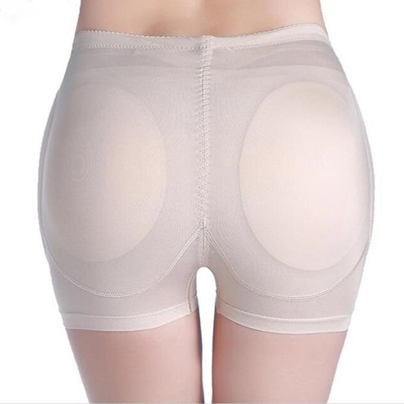 Sponge Padded Panties Push Up Hip Buttocks Female Hip Butt Enhancement Panties With 4PCS Breathabl pads 201112