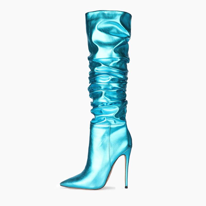 Arden Furtado 2020 Fashion Women's Shoes Pointed Toe Stilettos sexy Heels Elegant Women's Boots pleated thigh High Boots 43 45, Blue
Arden Furtado 2020 Fashion Women's Shoes Pointed Toe Stilettos sexy Heels Elegant Women's Boots pleated thigh High Boots 43 45, Blue