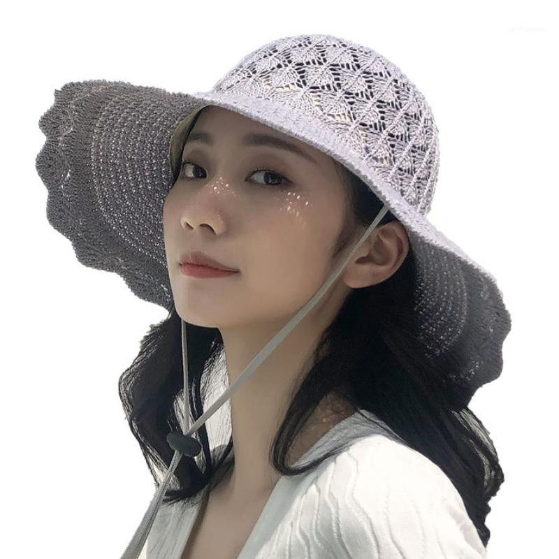 HT3069 Fashion Women Summer Hat Breathable Wide Brim Sun Hat Ladies Ribbon Bow Bucket Cap Beach Female Packable Fishing Cap1, Black
HT3069 Fashion Women Summer Hat Breathable Wide Brim Sun Hat Ladies Ribbon Bow Bucket Cap Beach Female Packable Fishing Cap1, Black