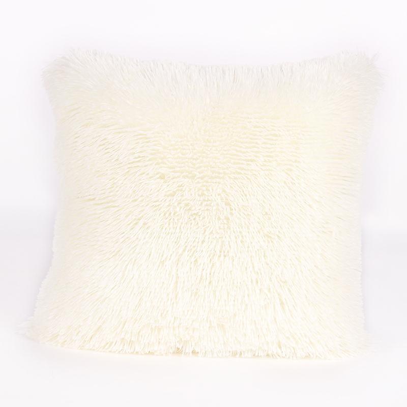 1pc Soft Fluffy Cover Pillow Case Protective Shell Plush Home Sofa Decor Durable, Wine red
1pc Soft Fluffy Cover Pillow Case Protective Shell Plush Home Sofa Decor Durable, Wine red