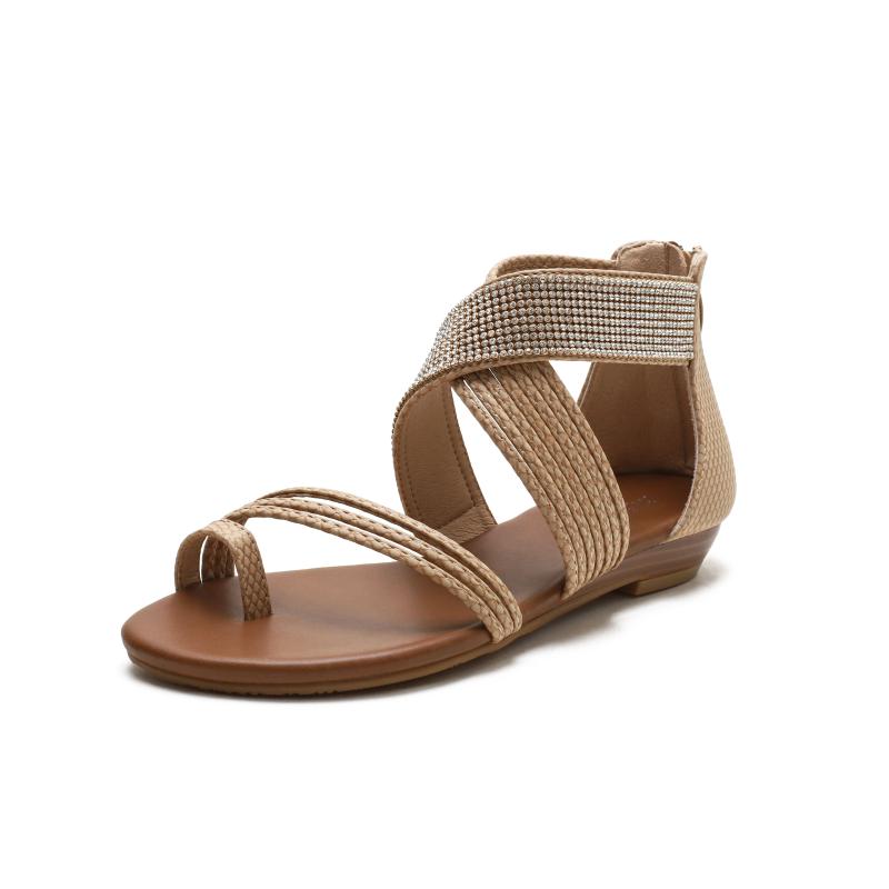 ARQA Summer Women Gladiator Sandals Rhinestone Wide Bands PU Rubber Wedges Heels Zipper Cover Heel Comfort Flip Flops Casual, Light blue
ARQA Summer Women Gladiator Sandals Rhinestone Wide Bands PU Rubber Wedges Heels Zipper Cover Heel Comfort Flip Flops Casual, Light blue