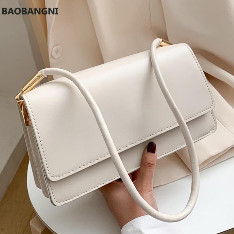 Soft PU Leather Baguette Shoulder Bags For Women Simple Armpit Bag Lady Handbags Female Trend Solid Color Travel Hand Bag, Black
Soft PU Leather Baguette Shoulder Bags For Women Simple Armpit Bag Lady Handbags Female Trend Solid Color Travel Hand Bag, Black