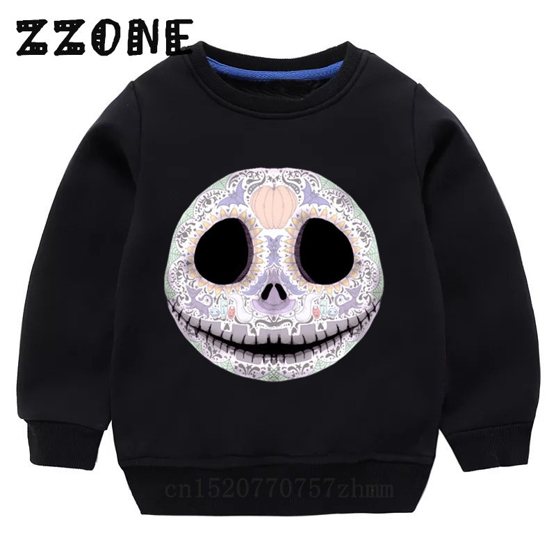 Children's Hoodies Kids Halloween Town King Jack Skellington Sweatshirts Baby Pullover Tops Girls Boys Cartoon Clothes,KYT5234, Black
Children's Hoodies Kids Halloween Town King Jack Skellington Sweatshirts Baby Pullover Tops Girls Boys Cartoon Clothes,KYT5234, Black
