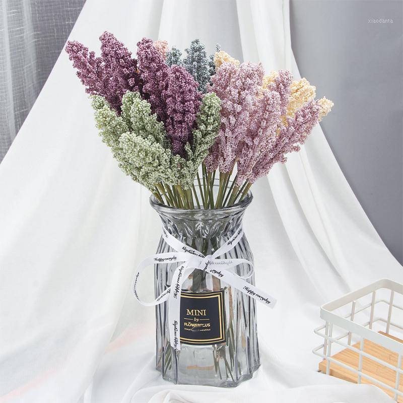 6Pcs/Pack Vanilla Spike Artificial Flower Mini Foam Spike Artificial Flowers Bouquet for Home Plant Wall Decor Cereals Plant1, Blue
6Pcs/Pack Vanilla Spike Artificial Flower Mini Foam Spike Artificial Flowers Bouquet for Home Plant Wall Decor Cereals Plant1, Blue