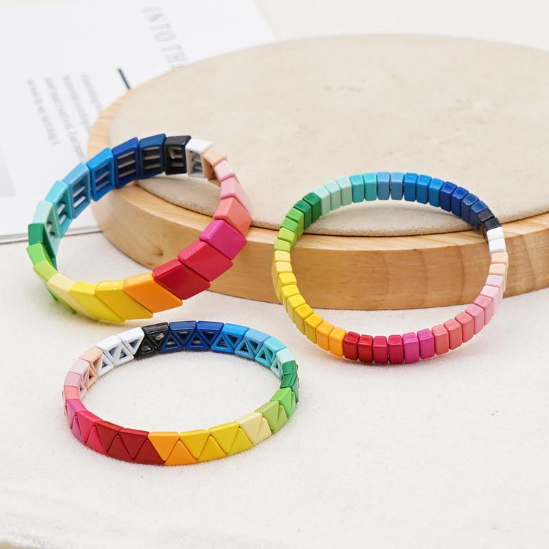 Shinus Enamel Tile Bracelet Women Jewelry Boho Chic Armband Stretch Friendship Rainbow Beaded Bracelet Pulsera Jewelry1
Shinus Enamel Tile Bracelet Women Jewelry Boho Chic Armband Stretch Friendship Rainbow Beaded Bracelet Pulsera Jewelry1