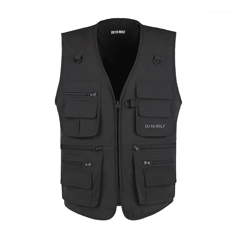 New Oversized Men' Vest Sleeveless Jacket Dark Gray Casual Fishing Vest With Many Pocket Sizes 7XL Men's1
New Oversized Men' Vest Sleeveless Jacket Dark Gray Casual Fishing Vest With Many Pocket Sizes 7XL Men's1