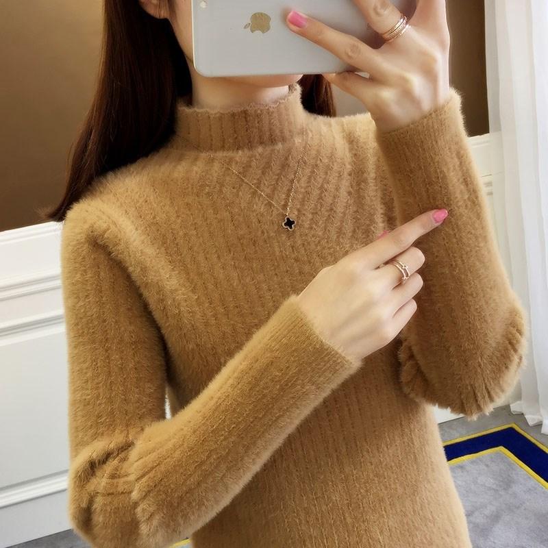 Mohair Winter Women Turtleneck Sweaters Casual Fashion Thick Knitted Jumper Crocheted Tops Female Warm Pullovers Plus Size 3XL, Blue
Mohair Winter Women Turtleneck Sweaters Casual Fashion Thick Knitted Jumper Crocheted Tops Female Warm Pullovers Plus Size 3XL, Blue