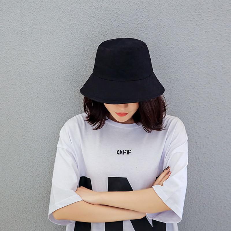 Black White Solid Bucket Hat Unisex Bob Caps Hip Hop Gorros Men women Summer Panama Cap Beach Sun Fishing boonie Hat
Black White Solid Bucket Hat Unisex Bob Caps Hip Hop Gorros Men women Summer Panama Cap Beach Sun Fishing boonie Hat