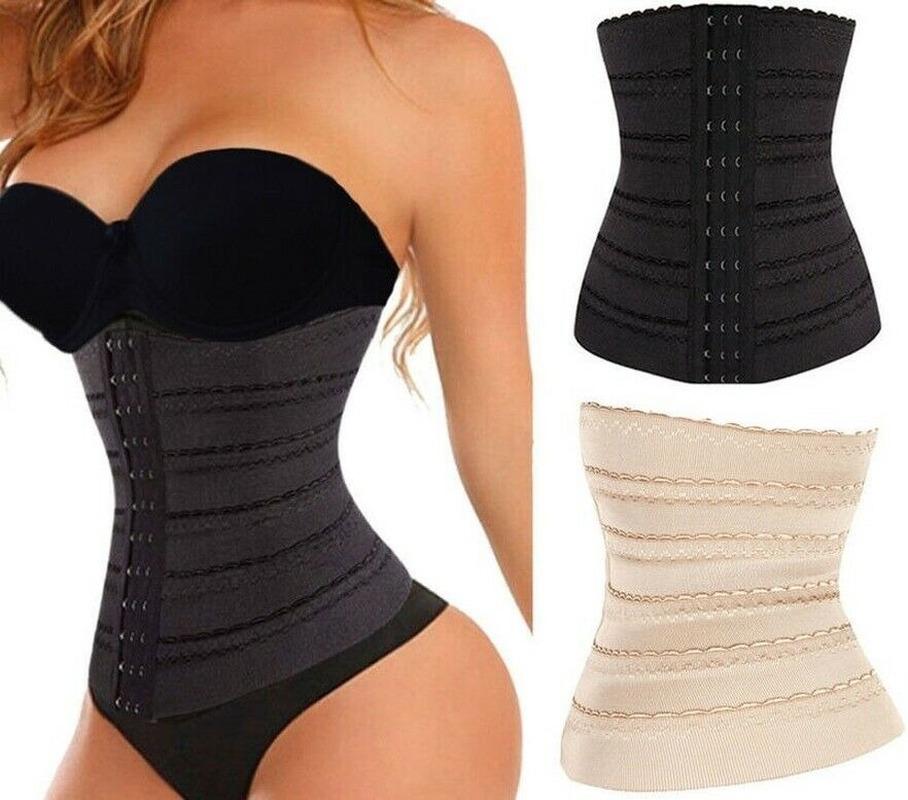 Women' Waist Trainer Cincher Underbust Corset Belt Shapewear Slim Body Shaper, Beige
Women' Waist Trainer Cincher Underbust Corset Belt Shapewear Slim Body Shaper, Beige