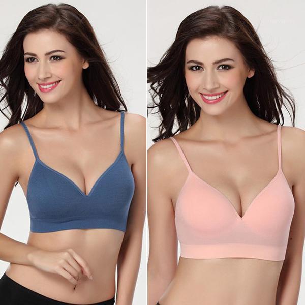 Sexy Women's Sports Bra Fitness Seamless Pad Support Vest Running Gym Stop Sweat Quick Dry Short Vest New1, Sky blue
Sexy Women's Sports Bra Fitness Seamless Pad Support Vest Running Gym Stop Sweat Quick Dry Short Vest New1, Sky blue