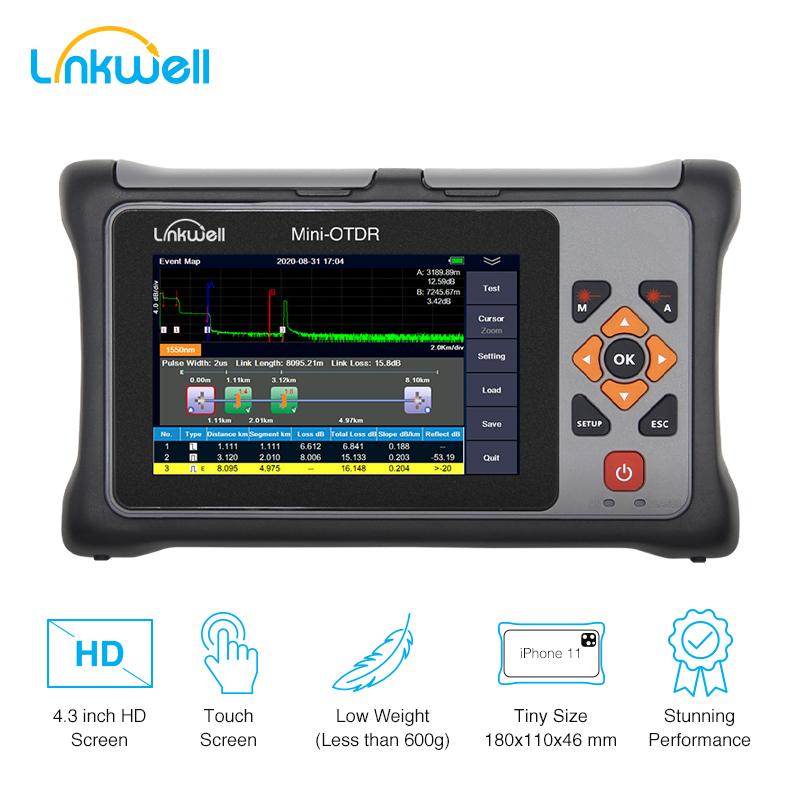 Pro MINI OTDR 1310/1550nm 22/20dB Fiber Optic Reflectometer Touch Screen VFL OLS OPM Event Map Ethernet Cable Tester Equipment
Pro MINI OTDR 1310/1550nm 22/20dB Fiber Optic Reflectometer Touch Screen VFL OLS OPM Event Map Ethernet Cable Tester Equipment