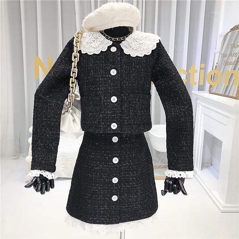 Autumn Winter Chic Woolen 2 Piece Set Women Elegant Tweed Woman Jacket A-Line Mini Skirt Suit Female Women' Clothing 20201, Picture color
Autumn Winter Chic Woolen 2 Piece Set Women Elegant Tweed Woman Jacket A-Line Mini Skirt Suit Female Women' Clothing 20201, Picture color