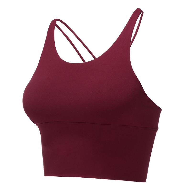 New Women's Running Bra With Thin Straps Cross-Back Sports Bra Proof Gathering Exercise Yoga Underwear Running Fitness, Bk
New Women's Running Bra With Thin Straps Cross-Back Sports Bra Proof Gathering Exercise Yoga Underwear Running Fitness, Bk