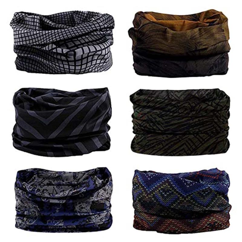6PC Multifunction Sport Bandana Universal Cycling Fishing Face Mask Neck Sunshade Collar Gaiter Tube Dustproof Headband Scarf, Style-1
6PC Multifunction Sport Bandana Universal Cycling Fishing Face Mask Neck Sunshade Collar Gaiter Tube Dustproof Headband Scarf, Style-1