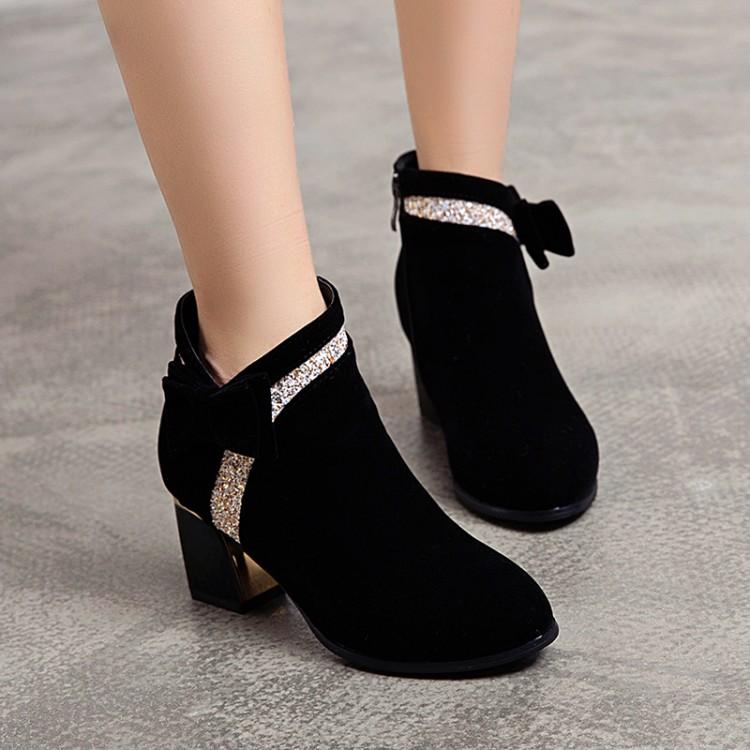 Big Size 9 10 11 12 boots women shoes ankle boots for women ladies shoes woman winter Side zipper with sequined bow tie, Black
Big Size 9 10 11 12 boots women shoes ankle boots for women ladies shoes woman winter Side zipper with sequined bow tie, Black