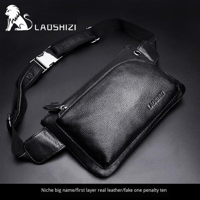 LAOSHIZI Brand 100% Genuine Leather Waist Bag For Men Casual Money Belt Bag With Zipper Leisure Travel Fanny Pack Man, Black
LAOSHIZI Brand 100% Genuine Leather Waist Bag For Men Casual Money Belt Bag With Zipper Leisure Travel Fanny Pack Man, Black